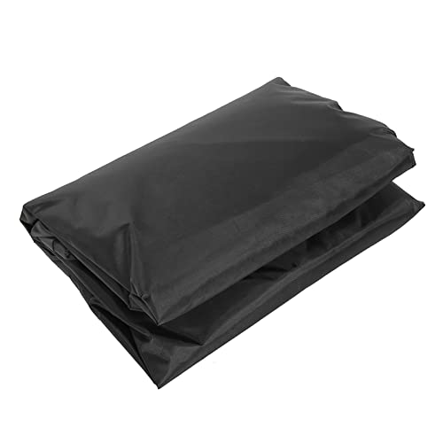 TOPINCN 210 X 210 X 30 cm, Wasserdicht, 190 Silber Beschichtet, Polyester-TAFT, Quadratisch, Whirlpool-Abdeckung, Regenfest, Outdoor-Badewannen-Staubschutz, Hot Spring Cove (Schwarz) von TOPINCN