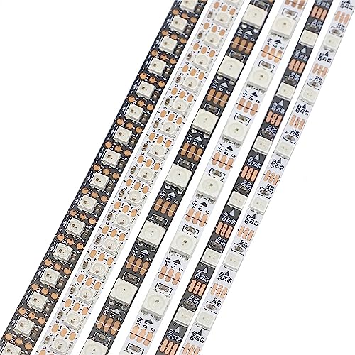 DC 5V Schmalen 4mm 5mm 8mm WS2812B Led Streifen licht WS2812 5050 3535 RGB Einzeln Adressierbaren pixel Streifen 1M 2M (1M, 5mm 5050SMD White) von TOPXCDZ