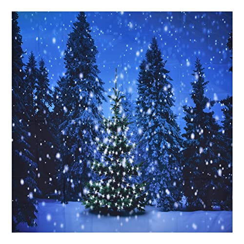 TOTITOM Trippy Tapisserie Poster Zimmer Weihnachten Tapisserie Exquisite Weihnachtsbaum Muster Wandbehang Decke für Schlafzimmer Wohnzimmer Dekoration(230 * 180cm) von TOTITOM