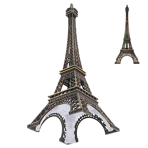 TOYANDONA Eiffelturm Turm Figur Turmstatue-Souvenir Tischleuchte Dekorative Lampe Metallturmarchitektur Parteibevorzugung Pariser Turmarchitektur Nachtlicht Zinklegierung Hochzeit 3D von TOYANDONA