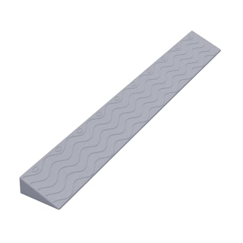 Türschwellenrampe Saugroboter Rampe, Rampe Saugroboter, Staubsauger Roboter Rampe, Schwellenrampe Türschwellenrampen, Rampe Türschwelle, 99cm Längen Plastikrampe Rollstuhlrampe 2cm Gray von TPPIG