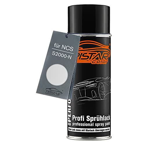 TRISTARcolor Autolack Spraydose für NCS S2000-N Gris Basislack Sprühdose 400ml von TRISTARcolor