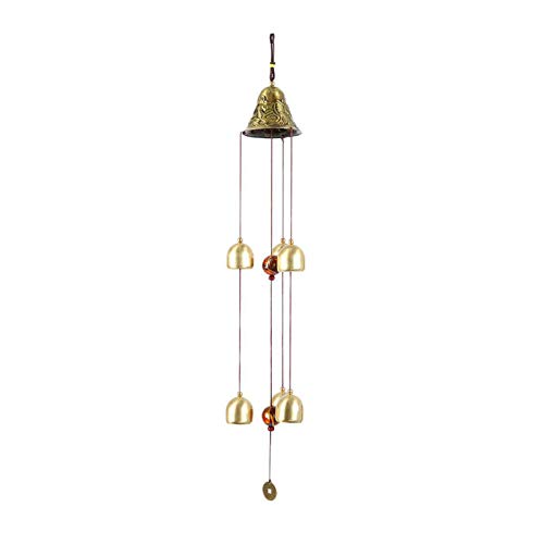 Glockenspiel Outdoor-50cm Metal Wind Home Glockenspiel Chime-Wind Indoor-Dekoration Schmetterlinge Mit Clip 15 cm (Gold, One Size) von TUDUZ