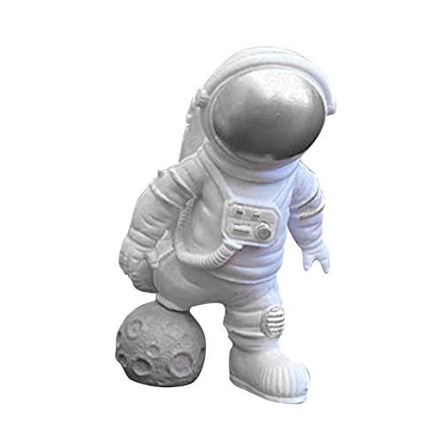 Kreative Astronaut Kleine Dekoration Desktop Astronaut Figur Astronaut Figur Desktop Ornamente Harz Weltraum Geburtstag Cupcake Spaceman Für Kinder Party Geschenk Schreibtisch Zubehör (A, One Size) von TUDUZ