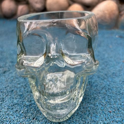 Totenkopf-Weinglas 750 ml Totenkopf-Glasbecher, lustige große Gläser, Trinkglas, von TVIAOH