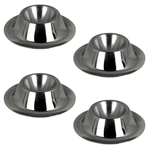 TW24 Eierbecher 4 Stück Eierhalter Edelstahl Eierständer Set Egg Cups Eier Becher Ei Halter von TW24