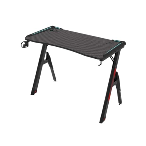 Multifunktionstisch E-Sport-Tisch, Desktop-Computertisch, Heimbüro-Schreibtisch, Studenten-Schreibtisch, Schreibtisch, Spiel-Wettbewerbstisch Bed Side Table (Color : Black, Size : B) von TWRWX