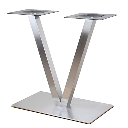 TaNeHaKi Tischfüße Tischgestell Modell V Untergestell Tischbeine Edelstahl Modell V-Form Tischkufen Tisch Gestell Set Tischgestell Tischkufen V-Form Höhe 70cm von TaNeHaKi