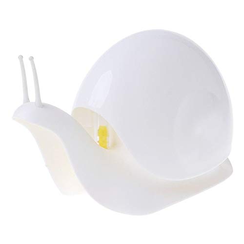 Niedlicher Schnecken-Seifenspender für Küche, Badezimmer usw. (120 ml) (weiß) von TabEnter