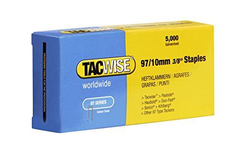 Tacwise 0302 Heftklammern Verzinkt (97/10mm ,5.000 Stück pro Verpackung) von TACWISE