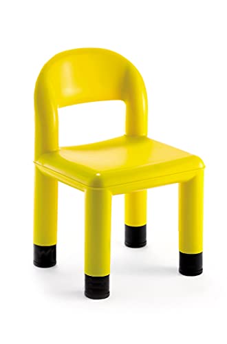 Tagar Kinderstuhl, Polypropylen, gelb, 49x32x32 cm von Tagar
