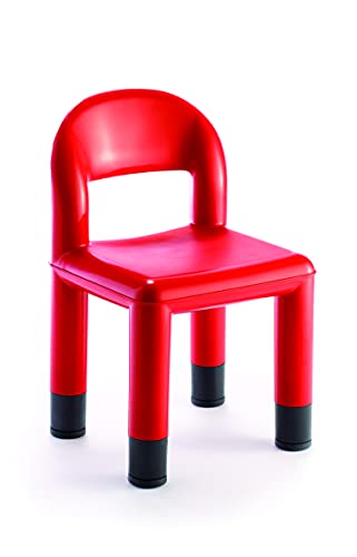 Tagar Kinderstuhl, Polypropylen, rot, 45x32x32 cm von Tagar