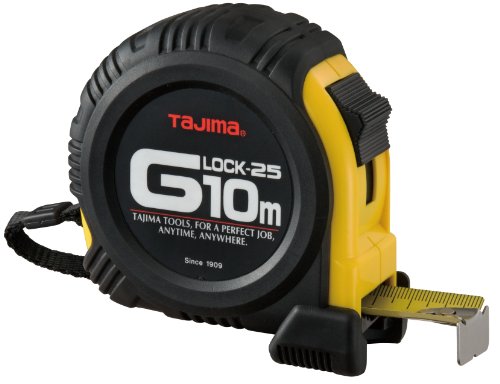 Tajima G5PA0MY ajima Profi - Bandmaß, 1 Stück,TAJ-25296,schwarz/gelb,10m/25mm von Tajima