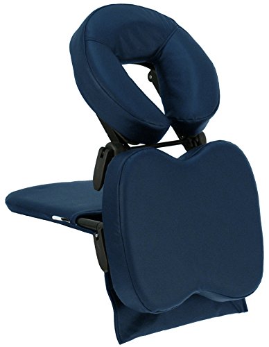WellTouch TRAVEL Mate, Tischaufsatz mit Verstellbarer Kopfstütze für Mobile Massage, statt Massagestuhl, klein & leicht, inklusive Transporttasche, (dunkel-blau) von WellTouch