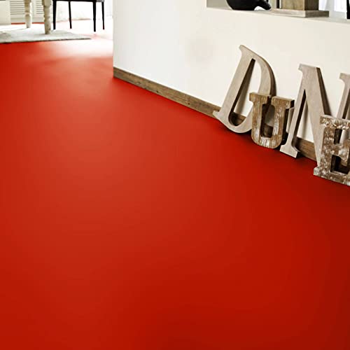 Bodenmaster PVC Bodenbelag Einfarbig Rot Tarkett Iconik 260D DJ Red (Breite: 200 cm x Länge: 250 cm) von Tarkett