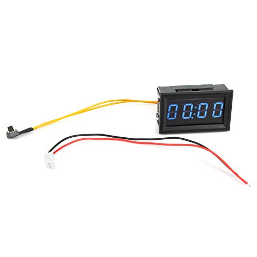 Digitale Autouhr, LED-elektronische Digitale Leuchtende Autouhr-Uhr-Zusatzdekoration(Blau) von Tbest