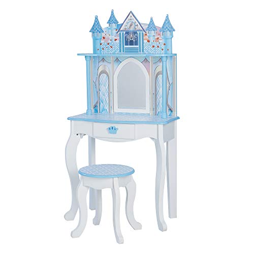 Teamson Kids - Dreamland Castle Toy Vanity Set - Weiß/Pink TD-12951F von Teamson Kids