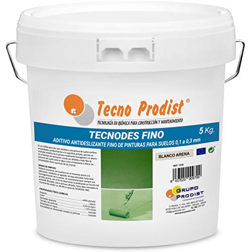 TECNODES GRANULAT von Tecno Prodist - (5 kg) Pulverförmiger Anti-Rutsch-Zusatz für Bodenfarben, Körnung 0,1 bis 0,3 mm von Tecno Prodist