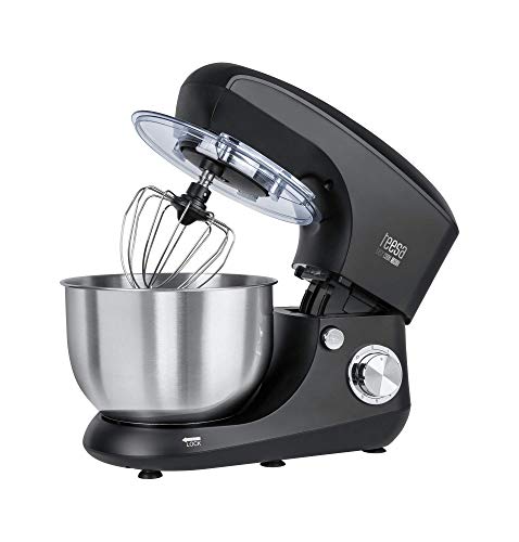 Teesa TSA3545-B EASY COOK SINGLE BLACK Küchenmaschine, Rührgerät, Mixer, 1400, Aluminium, 1 Liter, schwarz von Teesa