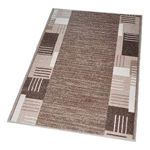 Teppich Läufer Montana beige braun 100 cm Breite 100x215 cm von Teppich Janning