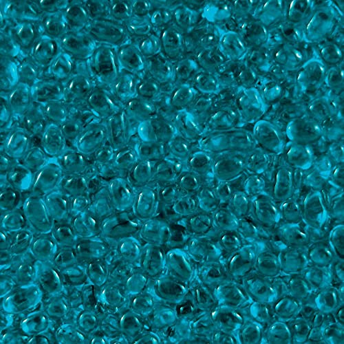Terralith Glassteinteppich Vetro Komplett-Set für 1qm - Körnung: fein - 1-4mm mit Bindemittel - für innen – Wohnung, Flur, Messestände, Büro – in blau (Mare Blu) von Terralith
