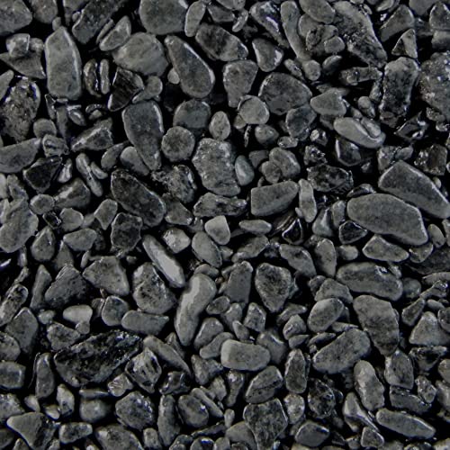 Terralith Marmor - Steinteppich argento für 1 qm - innen -, Körnung:mittel (4-6 mm) von Terralith