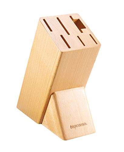 Tescoma Noblesse Messerblock für 6 Messer und Geflügelschneider/Schärfer, Holz von Tescoma