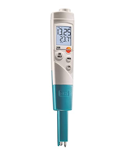 testo - 206-pH1 Starter-Set - 0563 2065 - pH-/Temperatur-Messgerät zur genauen Messung des pH-Werts und der Temperatur von Flüssigkeiten von Testo AG