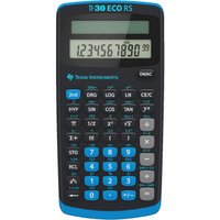 TEXAS INSTRUMENTS TI-30 ECO RS Wissenschaftlicher Taschenrechner schwarz/blau von Texas Instruments