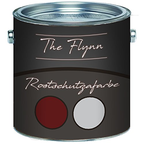 The Flynn Rostschutz-Grundierung ultimativer Schutz vor Rost Korrosionsschutz Wetterbeständig für Metall (2,5 L, Hellgrau) von The Flynn