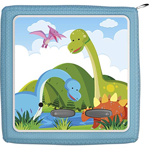 TheSmartGuard Schutzfolie passend für die Toniebox | Folie Sticker | Dinosaurier in bunten Farben von TheSmartGuard