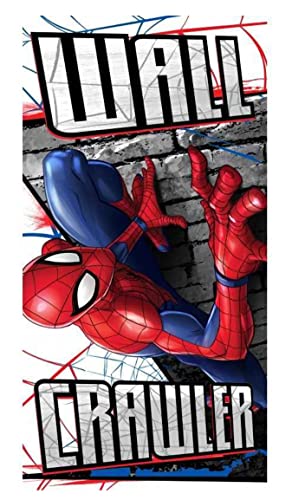 Theonoi Kinder - Handtuch Saunatuch Strandtuch Duschtuch Badetuch - 70 x 140 cm -Geschenk Jungen Mikrofaser (Spiderman) von Theonoi