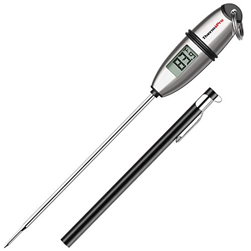 ThermoPro TP02S Digitales Bratenthermometer Fleischthermometer Thermometer Kochen Küchenthermometer Grillthermometer mit langer Sonde, für Braten, Kochen, Grillen/BBQ, Backen, Baby-Ernährung von ThermoPro