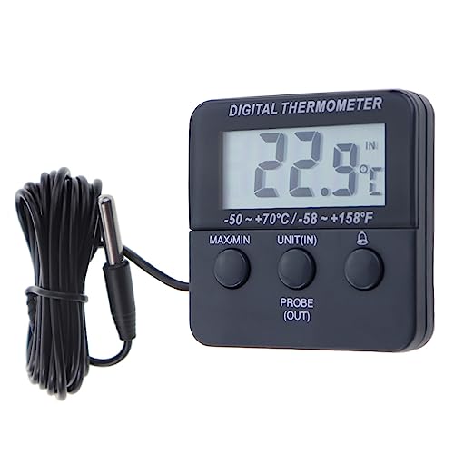 Digitaler Kühlschrank-Thermometer mit Wecker und maximale/minimale Temperatur-Funktion von Thermometer World