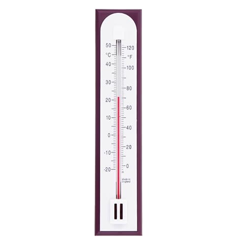 Wand-Thermometer zum Temperatur-Messen zuhause, im Büro, Garten oder Gewächshaus, 205 mm von Thermometer World