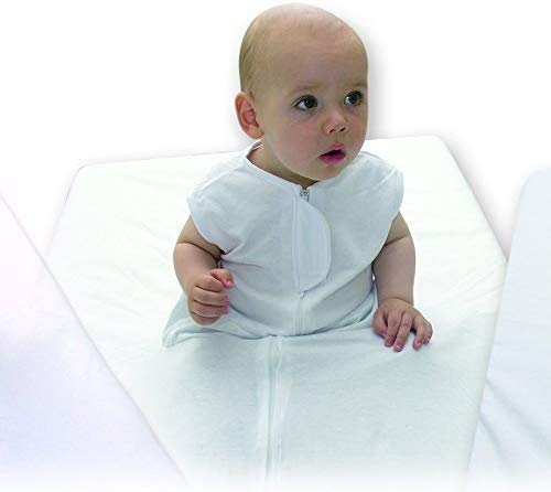 Ti TIN | Sicherheits-Spannbetttuch für Babys aus 100 % Baumwolle | Kinderbett für 90 cm Bett | Weiß | 90 x 190 cm | Ideal für den Übergang vom Kinderbett zum Bett von Ti TIN