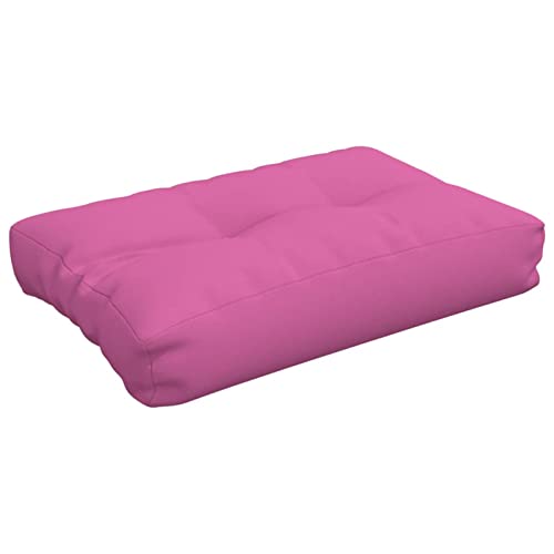 Tidyard Kissen für Palettensofa 2 STK.Palettenkissen Stuhlkissen Sofakissen Gartenkissen Palettensofa-Auflage Sitzkissen 60 x 40 x 12 cm (L x B x T),Stoff (100% Polyester) Rosa von Tidyard