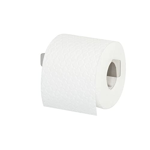 Tiger Colar Toilettenpapierhalter L-Form zum Kleben, Edelstahl poliert, mit integrierter Klebefolie zur Montage ohne bohren, 5 x 16 x 6.9 cm von Tiger