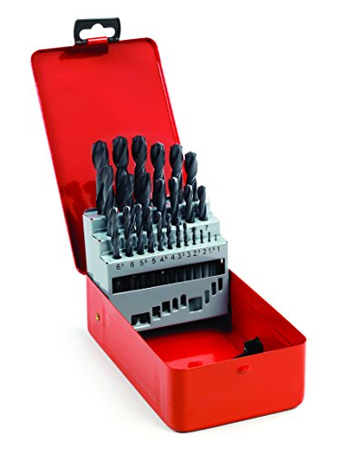 TIMco HSSR19DS HSS-R Bohrer-Set, 1-10 mm, HSSR25DS von TimCo