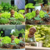 Fairy Garden Miniature Small Buddha Sitzen in Meditation Figuren Lieferungen & Zubehör Diy Terrarium von TizzleByTizzle