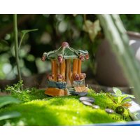 Miniatur Feen-Kleine Bunte Sechseckigen Pavilion Gartenzubehör & Zubehör Terrarium Figuren von TizzleByTizzle