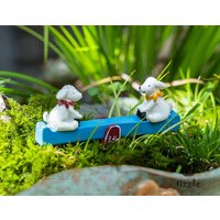 Miniatur Feen Kleine Hunde Liebhaber Spielen Auf Wippe Feengarten Zubehör & Terrarium Figuren von TizzleByTizzle