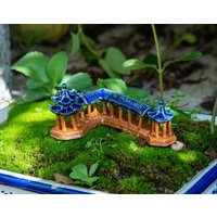Miniature Fairy Small Curved Corridor Double Pavilion Gartenzubehör & Zubehör Terrarium Figuren von TizzleByTizzle
