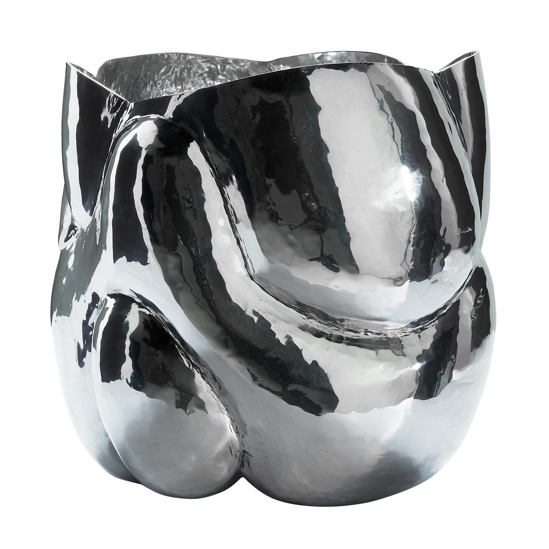 Tom Dixon - Cloud Vase S - silber/poliert/LxBxH 23x21x24cm von Tom Dixon