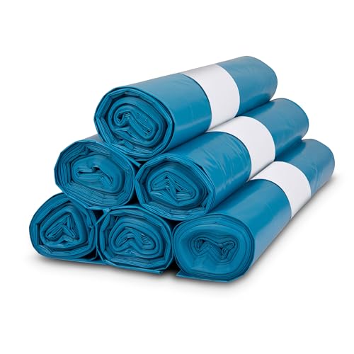 TONECO Profi Müllsäcke 20 Stück Abfallsäcke Extra Stark Blau 70 cm x 110 cm - Müllbeutel - 120L - super stabil - 100% recycelte Folie (2) von Toneco