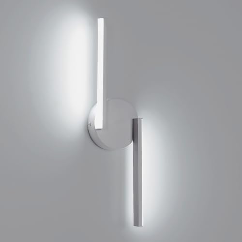 Toolight Wandleuchte LED Innen, 10W 1125LM Wandlampe LED Innen, Lange Parallele Wandleuchte für Flur Treppenhaus Wohnzimmer Schlafzimmer, Kaltweiß 6500K, 38cm von Toolight