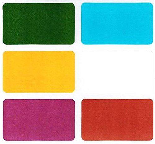 Etiketten selbstklebend farbig zum Beschriften für Einmachgläser Vorratsdosen Gefrierbeutel 360 Stück von M&H-24
