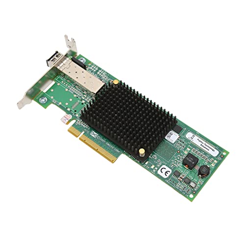 Topiky PCIE-Netzwerkadapter, LPE1250 Single Lane PCIE 2.0x8 Fibre Channel Host Bus Adapter Netzwerkadapter, Unterstützt 8 Gbit/s, 4 Gbit/s und 2 Gbit/s Fibre Channel von Topiky