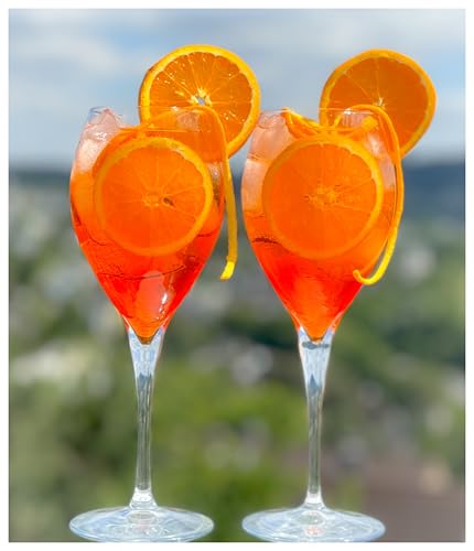 Topkapi Aperol Spritz Glas Mara XL– Aperol Gläser, Cocktail Glas, 445ml, Profi-Glas für Aperol Spritz, Hugo, Amalfi, Cocktails, 6 Stück von Topkapi