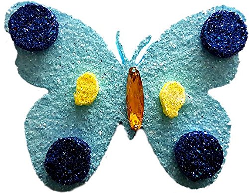 Blau Schmetterling Deko aus Styropor von Torten Deko Shop